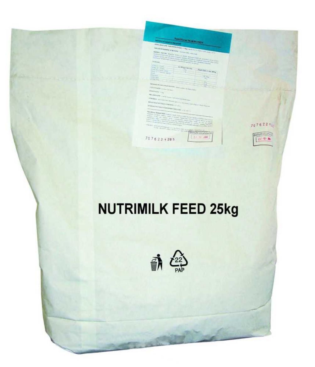 Obrázek z Nutrimilk feed - mléko pro hospodářská zvířata 25 kg 