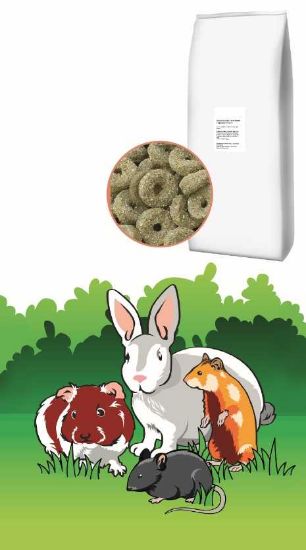 Obrázek z Vojtěškové kroužky pro králíky a hlodavce 12 kg 