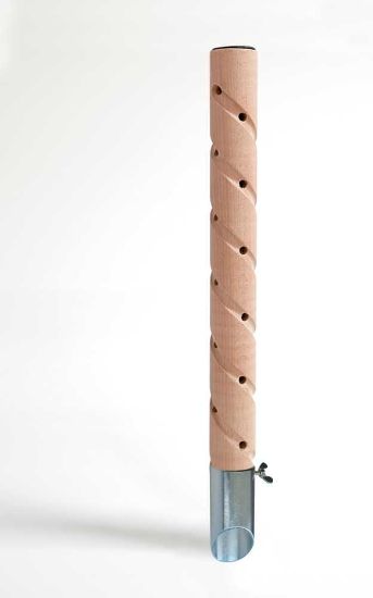 Obrázek z Psí pisoár design 3 dřevěný 60 cm 