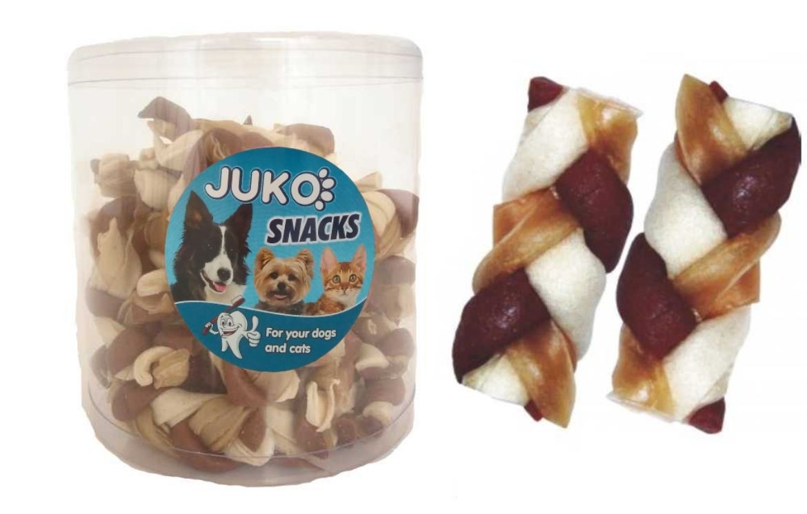 Obrázek z Splétaný copánek Kuřecí JUKO Snacks (40 ks) 