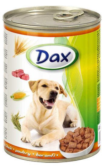 Obrázek z Dax Dog kousky drůbeží, konzerva 415 g 