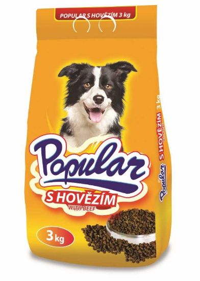 Obrázek z Popular pes hovězí, granule 3 kg 