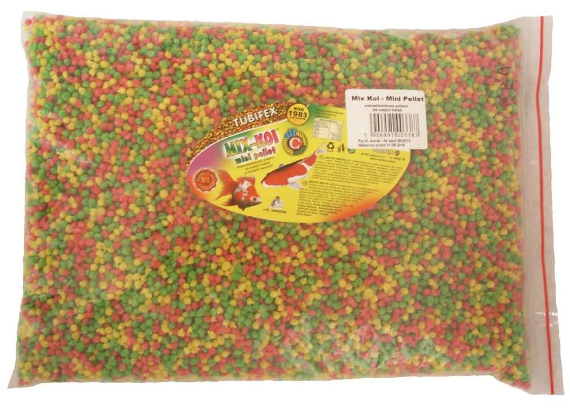 Obrázek z KOI MIX mini pellet kuličky, sáček 3 l 