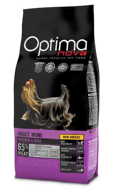 Obrázek OPTIMAnova Dog Adult Mini Chicken & Rice 12 kg