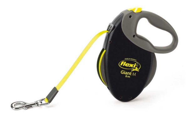 Flexi Giant pásek M 8 m (25 kg) neon žlutá