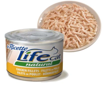 Obrázek LifeCat Le Ricette Chicken fillets, konzerva 150 g