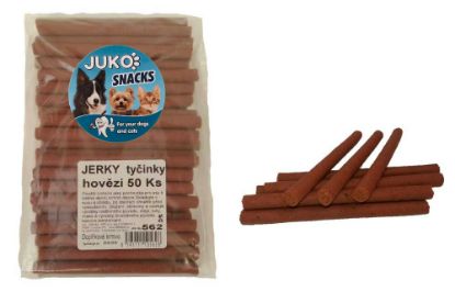 Obrázek Jerky tyčinky Hovězí JUKO Snacks (50 ks)