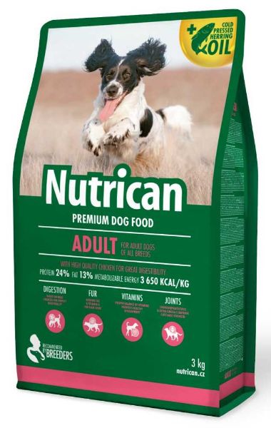 Obrázek Nutrican Dog Adult 3 kg
