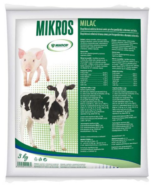 Obrázek MILAC sušené mléko 3 kg