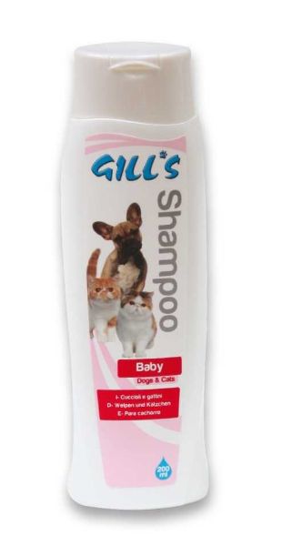Obrázek GILL´S šampon Baby dog & cat 200 ml