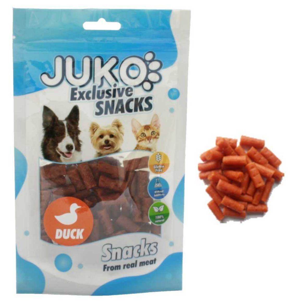 Obrázek z Mini Duck Stick Glukosamin & Chondro JUKO Snacks 70 g 