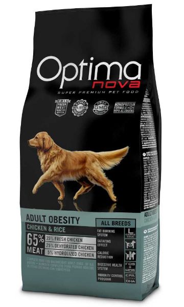 Obrázek OPTIMAnova Dog Obesity Chicken & Rice 2 kg