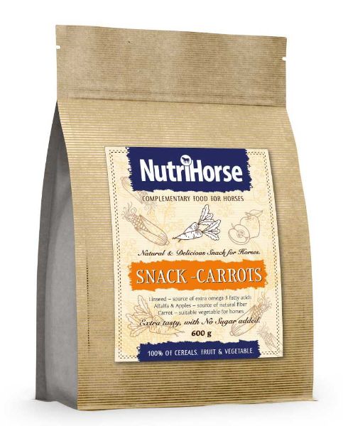 Obrázek NutriHorse Snack (pochoutka pro koně) Carrot 600 g