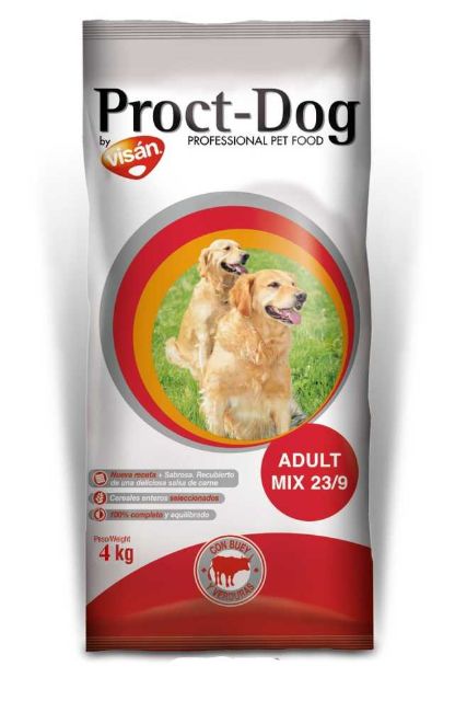 Proct dog adult mix, dospělý pes, s býčím masem a zeleninou