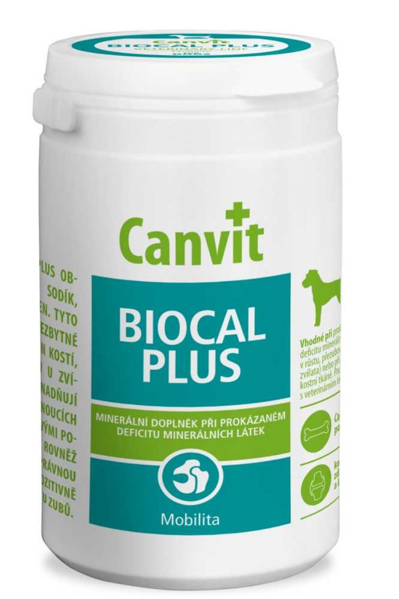 Canvit BIOCAL Plus ochucený 500 g