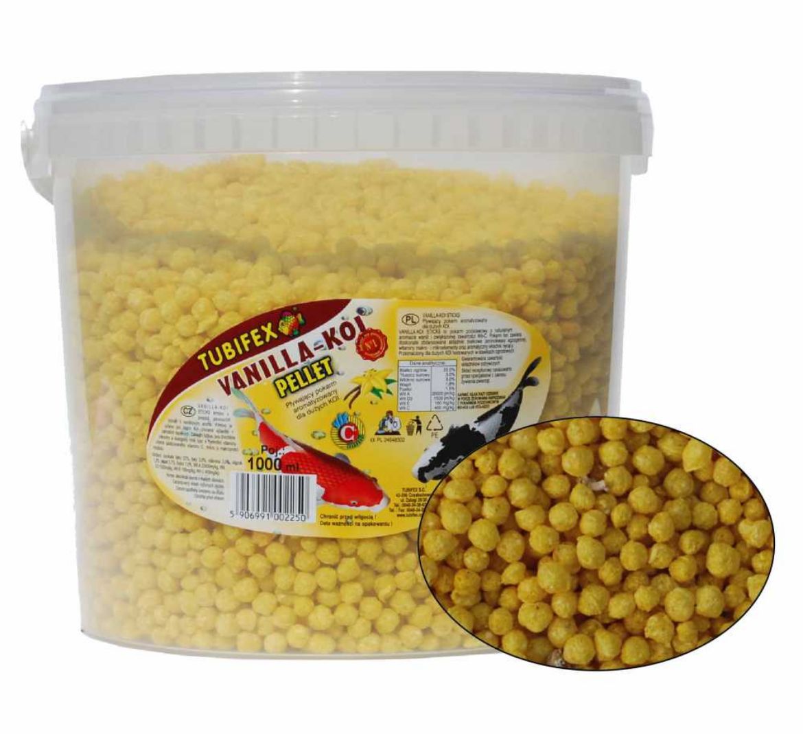 Obrázek z KOI VANILLA pellet kuličky 5 l 