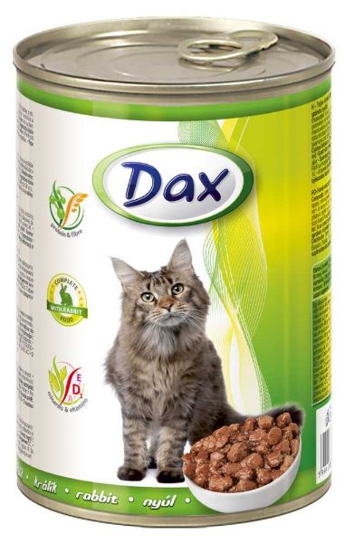Obrázek Dax Cat kousky králičí, konzerva  415 g
