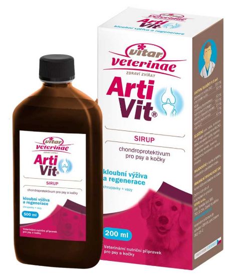 Obrázek z Vitar veterinae Artivit sirup 200 ml 