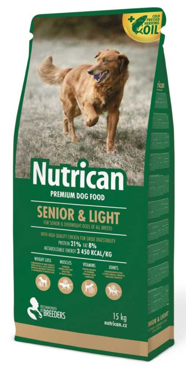 Obrázek z Nutrican Dog Senior & Light 15 kg  