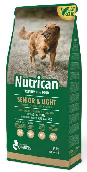 Obrázek Nutrican Dog Senior & Light 15 kg 