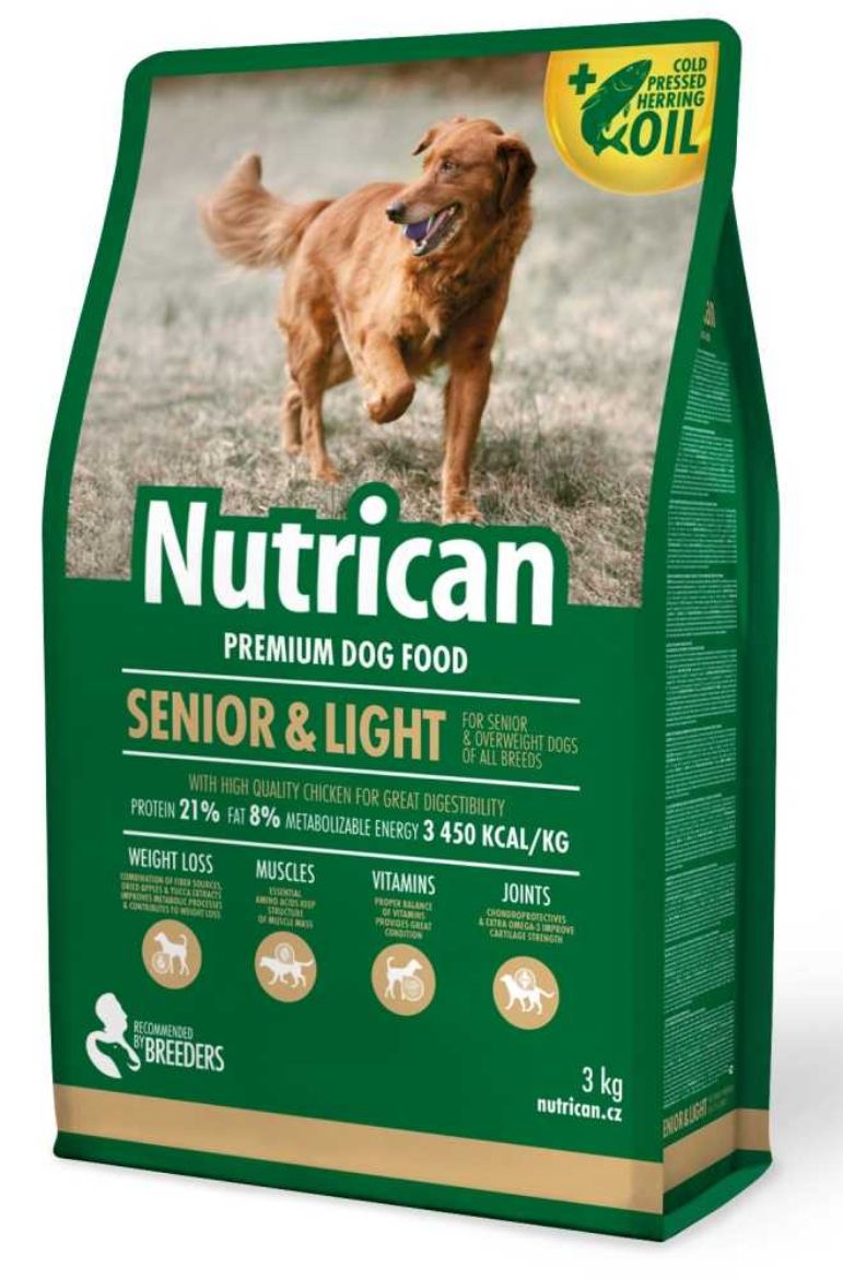 Obrázek z Nutrican Dog Senior & Light 3 kg 