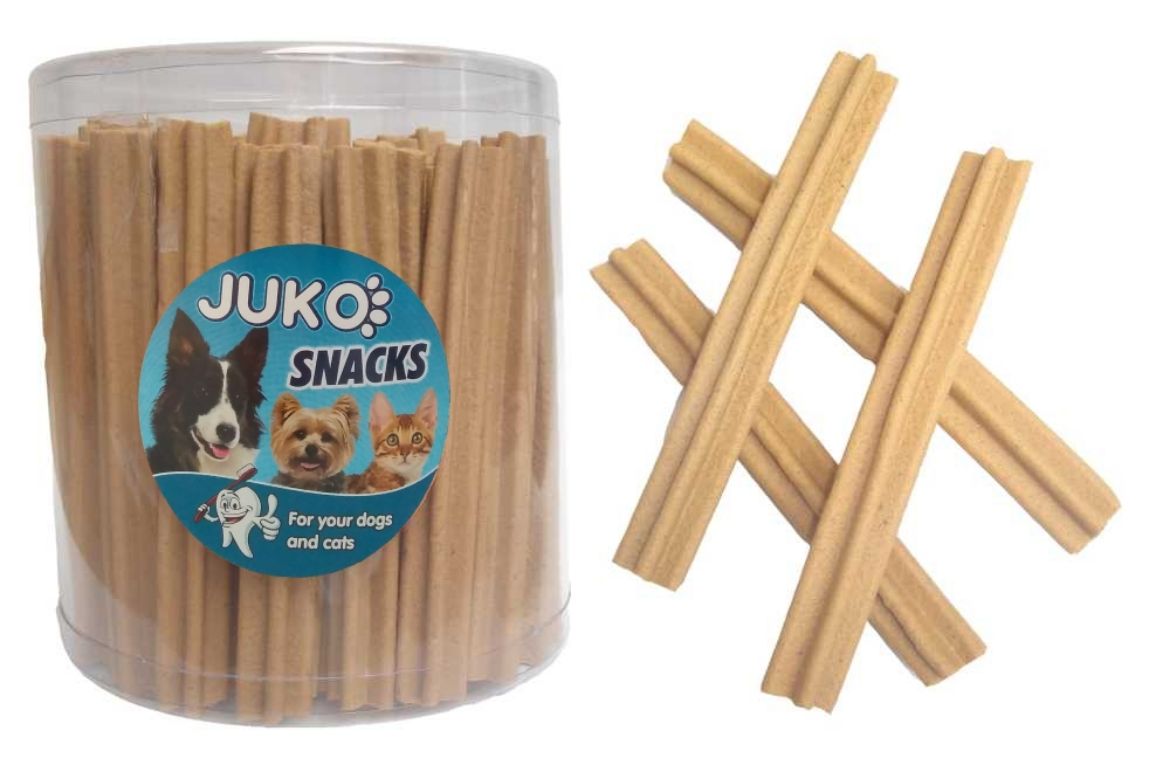 Obrázek z Jerky kříž Sýrový JUKO Snacks 12,5 cm (50 ks) 