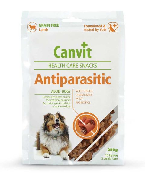 Obrázek Canvit SNACKS Dog Antiparasitic 200 g