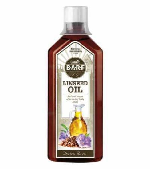Obrázek z Canvit BARF Line Linseed Oil (lněný olej) 500 ml 