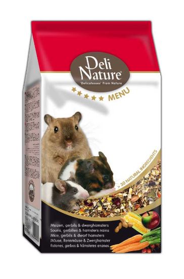 Obrázek z Deli Nature 5 Menu myš, pískomil, zakrslý křeček 750 g 
