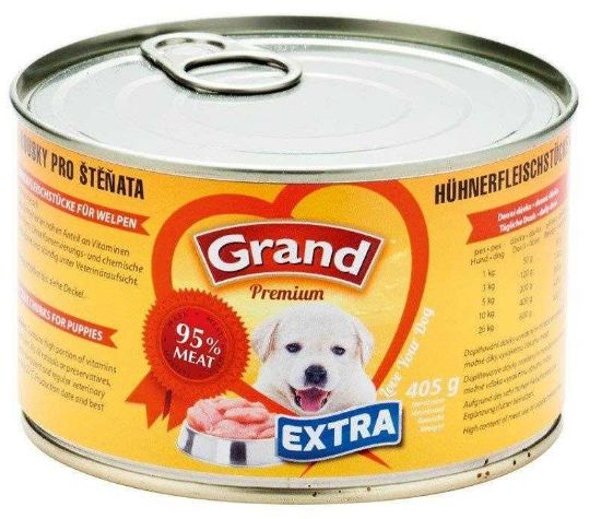 Obrázek z Grand Premium Dog Junior extra, konzerva 405 g 