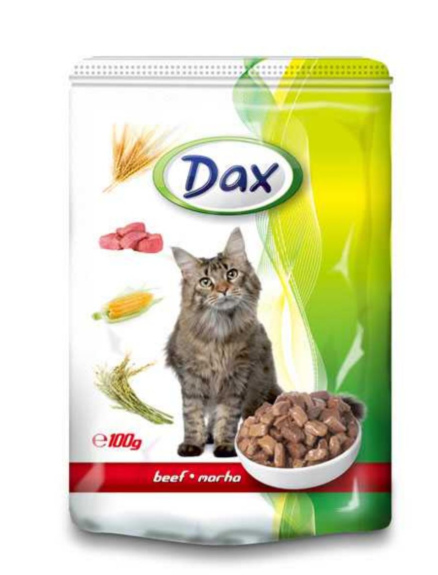 Obrázek z Dax Cat hovězí, kapsička 100 g 