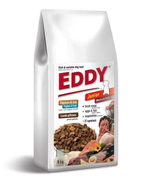 Obrázek Eddy Dog Junior Medium breed 8 kg