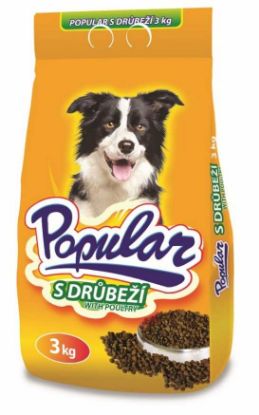 Obrázek Popular pes drůbeží, granule 3 kg