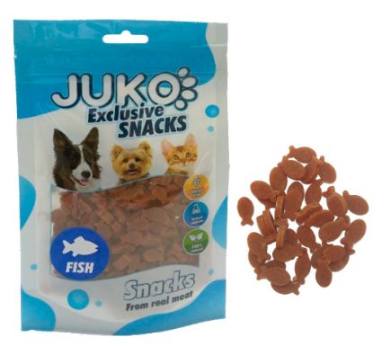 Obrázek JUKO Snacks Tuna in fish shape 70 g