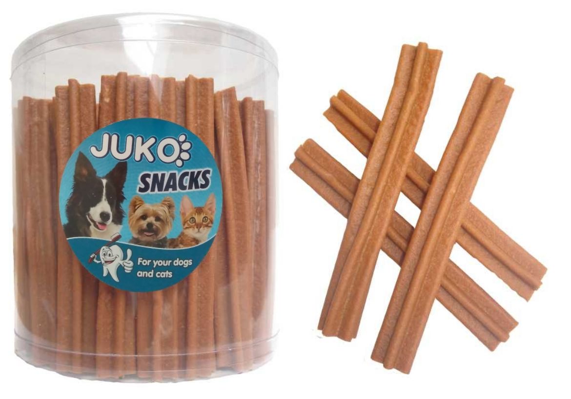 Obrázek z Jerky kříž Slanina JUKO Snacks 12,5 cm (50 ks) 