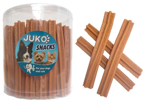 Obrázek Jerky kříž Slanina JUKO Snacks 12,5 cm (50 ks)