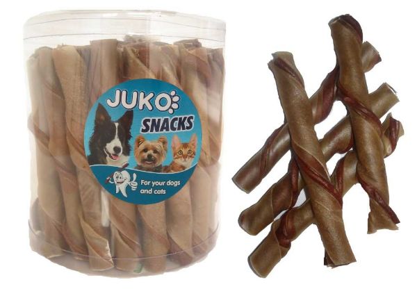 Obrázek Trubička natural Kuřecí JUKO Snacks (35 ks)