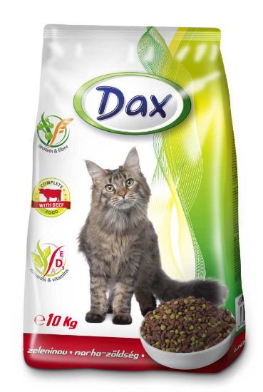Obrázek z Dax Cat granule hovězí se zeleninou 10 kg 