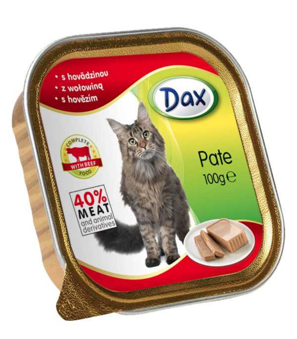 Obrázek z Dax Cat hovězí, vanička 100 g 