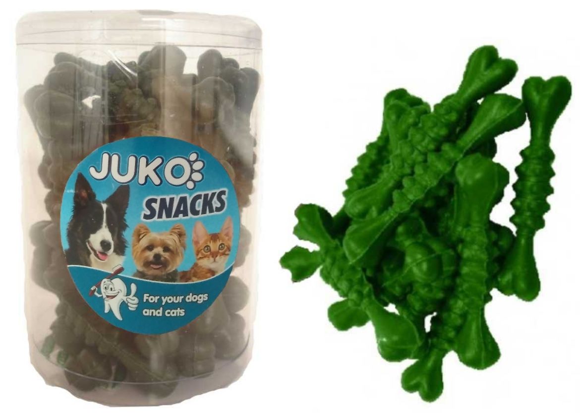 Obrázek z Dentální kostičky Mint JUKO Snacks (30 ks) 