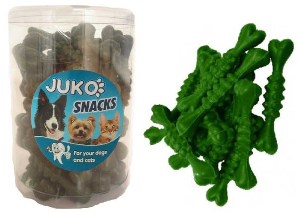 Obrázek Dentální kostičky Mint JUKO Snacks (30 ks)