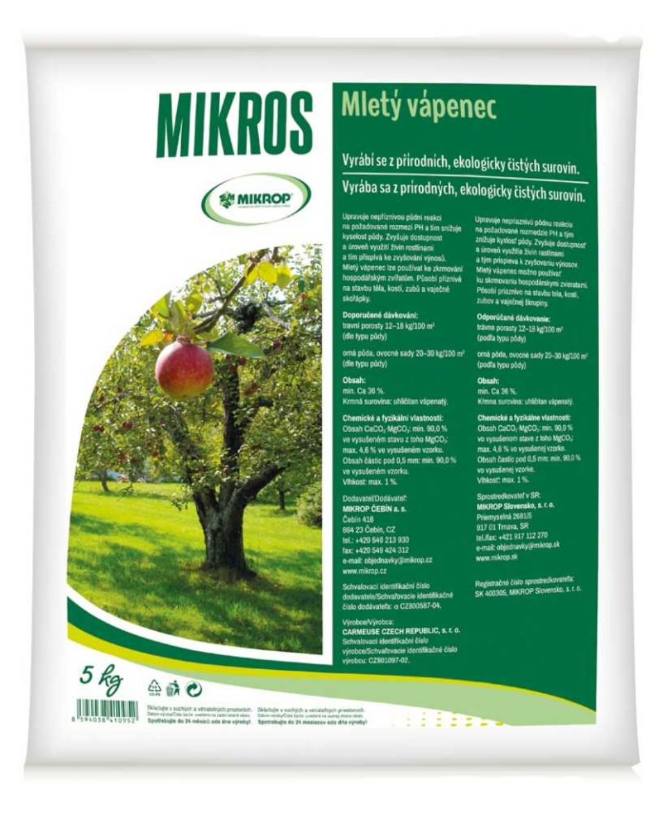 Obrázek z Vápenec mletý 5 kg 