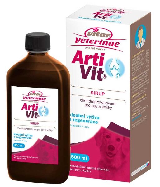 Obrázek Vitar veterinae Artivit sirup 500 ml