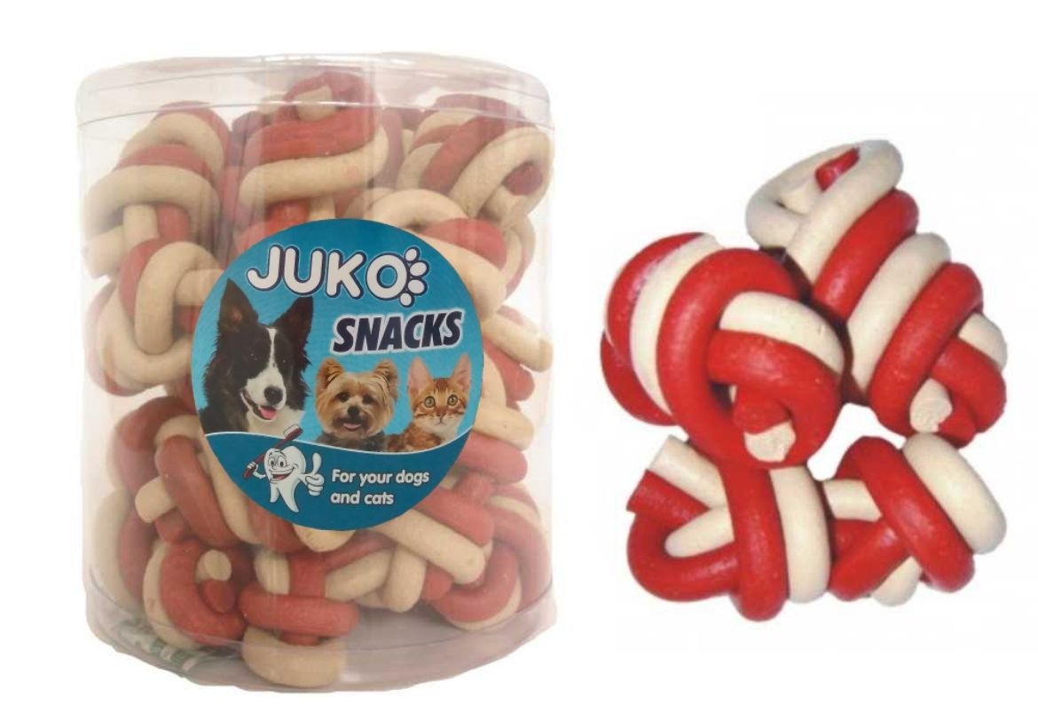 Obrázek z Jerky uzel Vanilka & hovězí JUKO Snacks (25 ks) 