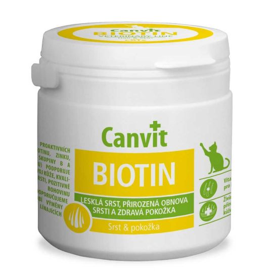 Obrázek z Canvit BIOTIN kočka ochucený 100 g 