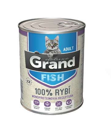 Obrázek Grand deluxe Cat 100 % rybí, konzerva 400 g