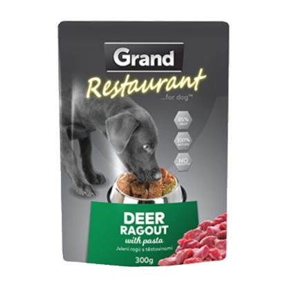Obrázek Grand Restaurant Dog jelení ragú, kapsička 300 g