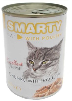 Obrázek SMARTY Cat Drůbeží chunks, konzerva 410 g