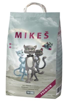 Obrázek MIKEŠ Premium bílé hrudkující 10 kg