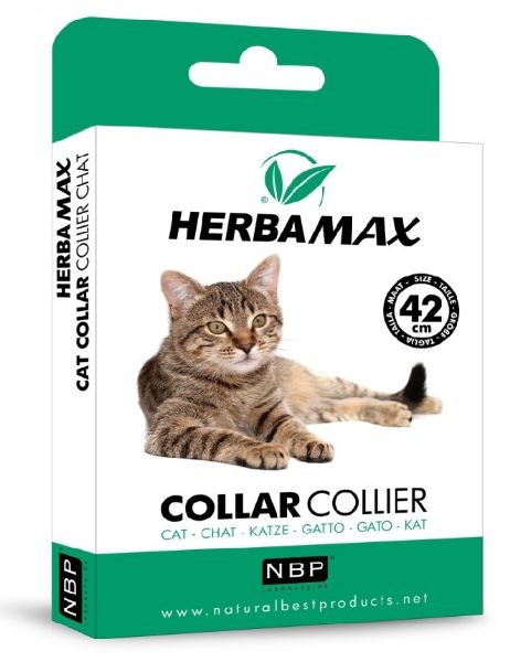 Obrázek Herba Max Collar Cat repelentní obojek, kočka 42 cm